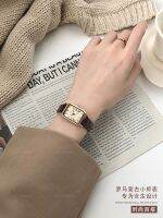 2023 new retro square watch for women student ladies brand-name authentic light luxury niche workplace temperament small square 【JYUE】