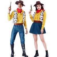 Adult Couple Woody Cowboy Cosplay Costume