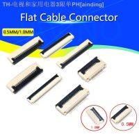 【CW】▩✷✉  10pcs 0.5mm/1mm Pitch Under Clamshell Socket FFC Flat Cable 4P 5P 6P 8P 10P 12P 14P 16P 20P 22P 24P 30P 34P