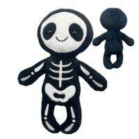 Skeleton Plush Toy Stuffed Animal Halloween Skeleton Soft Pillow Cute Multifunctional Skeleton Plushie Stuffed Doll For Desk Bedroom Or Sofa supple