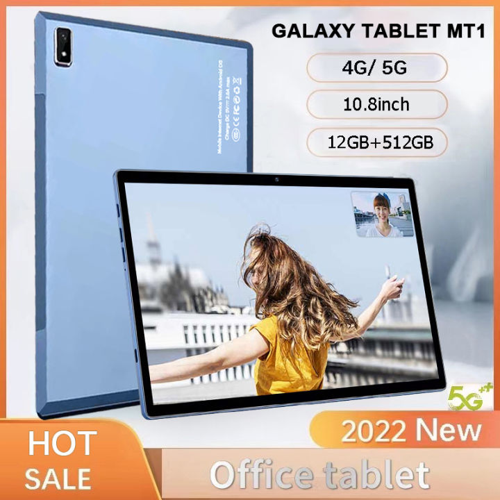 COD】Galaxy Tablet MT1  Inch Tab 12GB RAM 512GB ROM Tablet Android Dual  SIM 5G Wifi Tablet PC Pembelajaran Dalam Talian remote conference Gaming  Tablet murah orginal | Lazada