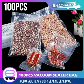 Vacuum Sealer Bags Black and clear Food Storage Rolls 5meters, Heat Seal  Bags, Vacuum Bags for Home Kitchen Storage, Food Saver. Commercial Grade,  BPA Free, Heavy Duty, Great for Meal Preparation or