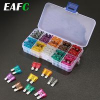 100/50pcs Mixed Mini Blade Fuse Alloy and Plastic Material 2A 3A 5A 7.5A 10A 15A 20A 25A 30A 35A AMP Set For Auto Car Truck