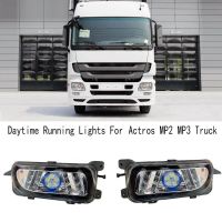 Front LED Fog Lamp Daytime Running Lights for Actros MP2 MP3 Truck