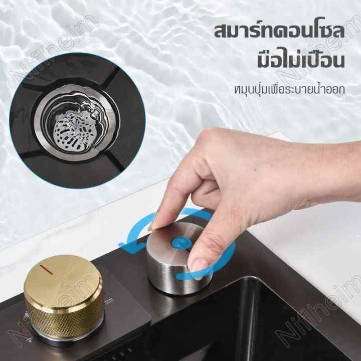 อ่างล้างจาน-ซิงค์ล้างจาน-อ่างล้างจานพร้อมที่วางมีด-kitchen-sink-ซิ้งล้างจาน-ซิงค์ล้างจาน-อ่างล้างจานสแตนเลส-80-46ซม