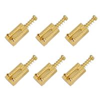 6Pcs Modern Electric Guitar Tremolo Bridge Roller Saddles for Strat or Tele Guitars Accessories