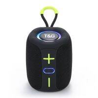 T &amp; G ลำโพงบลูทูธไร้สายพร้อมเบสหนัก8W USB กลางแจ้ง TG-658