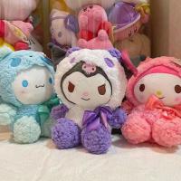 ของเล่นตุ๊กตาเมโลดี้ของฉัน Kulomi Plushie ซินนามอนสุนัขแปลงร่างการ์ตูนตุ๊กตาของเล่นตุ๊กตาเครื่องประดับ Kado Bayi J7L6