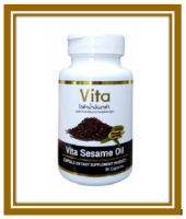 Vita sesame oil ไวต้าน้ำมันงาดำสกัดเย็นชนิดแคปซูล Sesame oil ขนาด 90 เม็ด