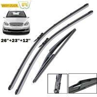 Misima Wiper Blades For Mercedes-Benz A-Class B-Class W169 W245 Front Rear Set 2011 2010 2009 2008 2007 2006 2005 26"23"12"