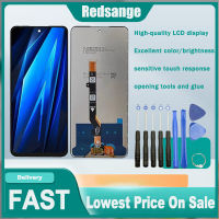 Redsange หน้าจอ LCD 6.78นิ้วของแท้สำหรับ Tecno Pova 5 LH7n หน้าจอ LCD อะไหล่ชิ้นส่วนจอสัมผัสแอลซีดีของเครื่องแปลงดิจิทัลสำหรับ Tecno Pova 5หน้าจอ LH7n