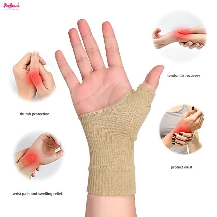 ที่รัดฝ่ามือรัดกล้ามเนื้อระบายอากาศที่สะดวกสบายช่วยดูดซับเหงื่อที่รองข้อมือเพื่อป้องกันที่รัดฝ่ามือ-relief-ปวด