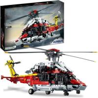 NEW LEGO 42145 Technical Airbus H175 Rescue Helicopter Educational Model Building Set For Kids with Spinning Rotors Motorised Features