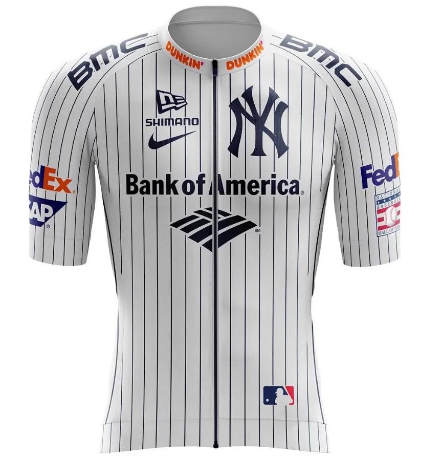 Special Edition】Powerband Cycling Jersey “Baseball Collection New York  Yankees” Co-branded Style