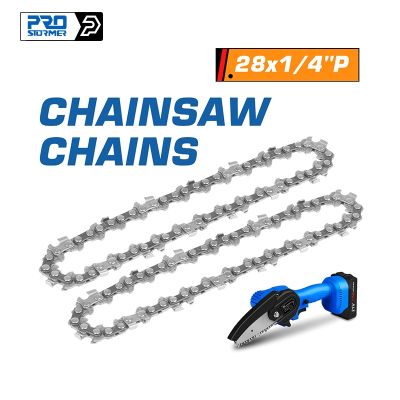 4inch/6inch Chainsaw Chains 2Pcs 28cm/37cm Electric Saw 1/4P for 21V Electric Chain Saw By PROSTORMER