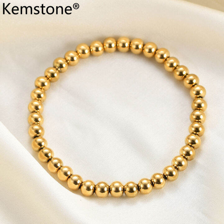 Gold plated stainless 2025 steel bracelet