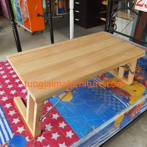 tjโต๊ะโน้ตบุ้คญี่ปุ่นไม้ยางพารา-ไม้จริง