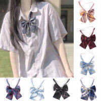 โบว์ หูกระต่าย ผู้หญิง Feminine Plaid Bowtie Casual Bow tie For Women Uniform Collar Butterf Bowknot Adult Check Bow Tie