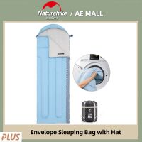 Naturehike New Outdoor Travel Envelope Style Splicable Cotton Sleeping Bag Camping Comfortable Ultra Light Portable Sleeping Bag