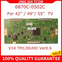 Tcon board 6870C-0502C V14 TM120UHD Ver0.6 lg tv card for 42 49 55  tv  profesional test board 6870C 0502C  V14TM120UHD