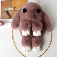 Rabbit Plush Bag Cute Messenger Bag Female Plush Dead Rabbit Girl Small Shoulder Bag Decorative Bag Mobile Phone Bag Backpack