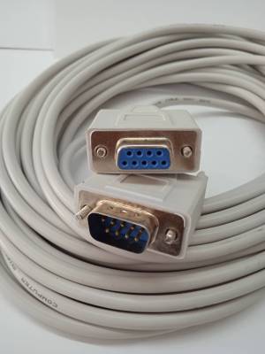 Cable Serial RS232/DB9 M/F สายRS232 ความยาว 10 เมตร สายหนา วัสดุที่ได้มาตราฐาน สัญญานดี มีความแข็งแรงทนทาน