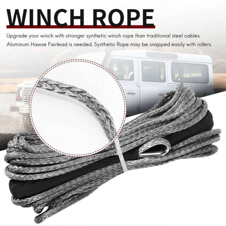 3-16-inch-x-50-inch-7700lbs-synthetic-winch-line-cable-rope-with-protecing-sleeve-for-atv-utv-grey