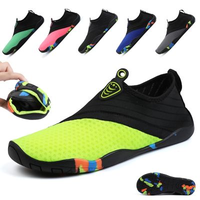Men Women Water Shoes Beach Barefoot Aqua Socks Quick-Dry Upstream Swimming Diving Wading Sneakers For Yoga Fishing Surfing