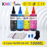 KMCYinks เครื่องพิมพ์ชุดหมึกสำหรับ HP 304 XL ตลับหมึกเติมสำหรับ HP 301 Xl 300 Xl 302 Xl 303 Xl 901 350 351 336 62 XL หมึกย้อม