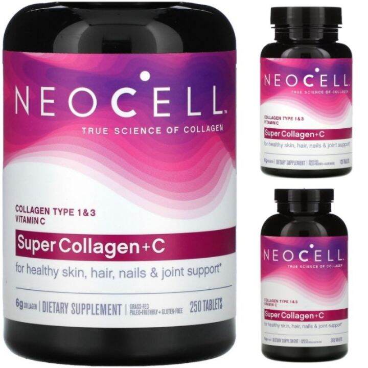 【cod】 On Hand Authentic Original Neocell Super Collagen 120 250 Or 360 Tabs Lazada Ph 0685