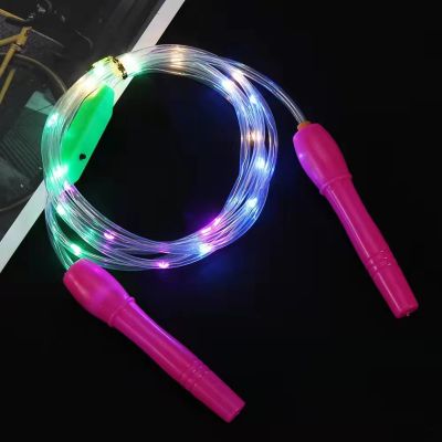 2.7/2.5m Luminous Jump Ropes Skipping Rope Cable for Kids Night Exercise Fitness Training Sports Skipping Line