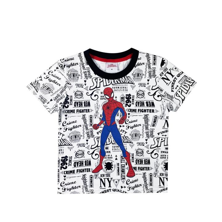 MARVEL SPIDERMAN :เสื้อยืดเด็กผู้ชาย ลิขสิทธิ์แท้