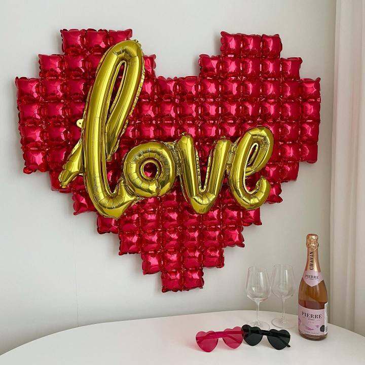 heart-shaped-plaid-background-wall-aluminum-foil-balloons-love-love-letter-balloons-wedding-valentines-day-decoration-supplies-adhesives-tape