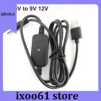 ixoo61 store USB Power Boost Line USB DC 5V to DC 9V 12V Step Up Cable Module connector Converter Adapter power supply Cable 5.5*2.1mm Plug