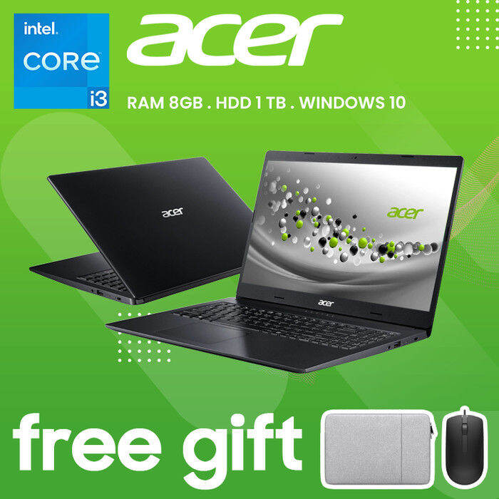 laptop acer i3 ram 8gb