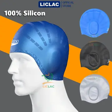 Women Silicon Swimming Cap Adults Waterproof Large Men Summer