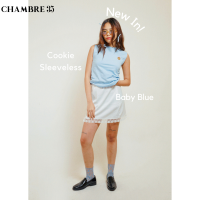 CHAMBRE35 Cookie Sleeveless เสื้อกล้าม ลายดอกไม้ สัมผัสนุ่ม ใส่สบาย ไม่ย้วย เนื้อผ้าผลิตจาก CVC Cotton 100%