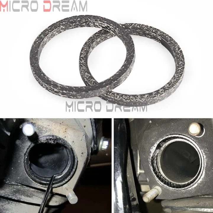 Spherical Exhaust Port Graphite Exhaust Gasket Ring For Harley 1986Up