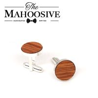 {EDDLYT} MAHOOSIVE Wood Men Cuff Links แบรนด์หรู Cufflinks กระดุมข้อมืองานแต่งงานคุณภาพสูงสำหรับบุรุษปุ่มข้อมือฝรั่งเศสวันพ่อ