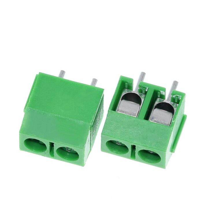 TZT 20pcs KF301-2P 301-2P 2 Pin Plug-in Screw Terminal Block Connector ...