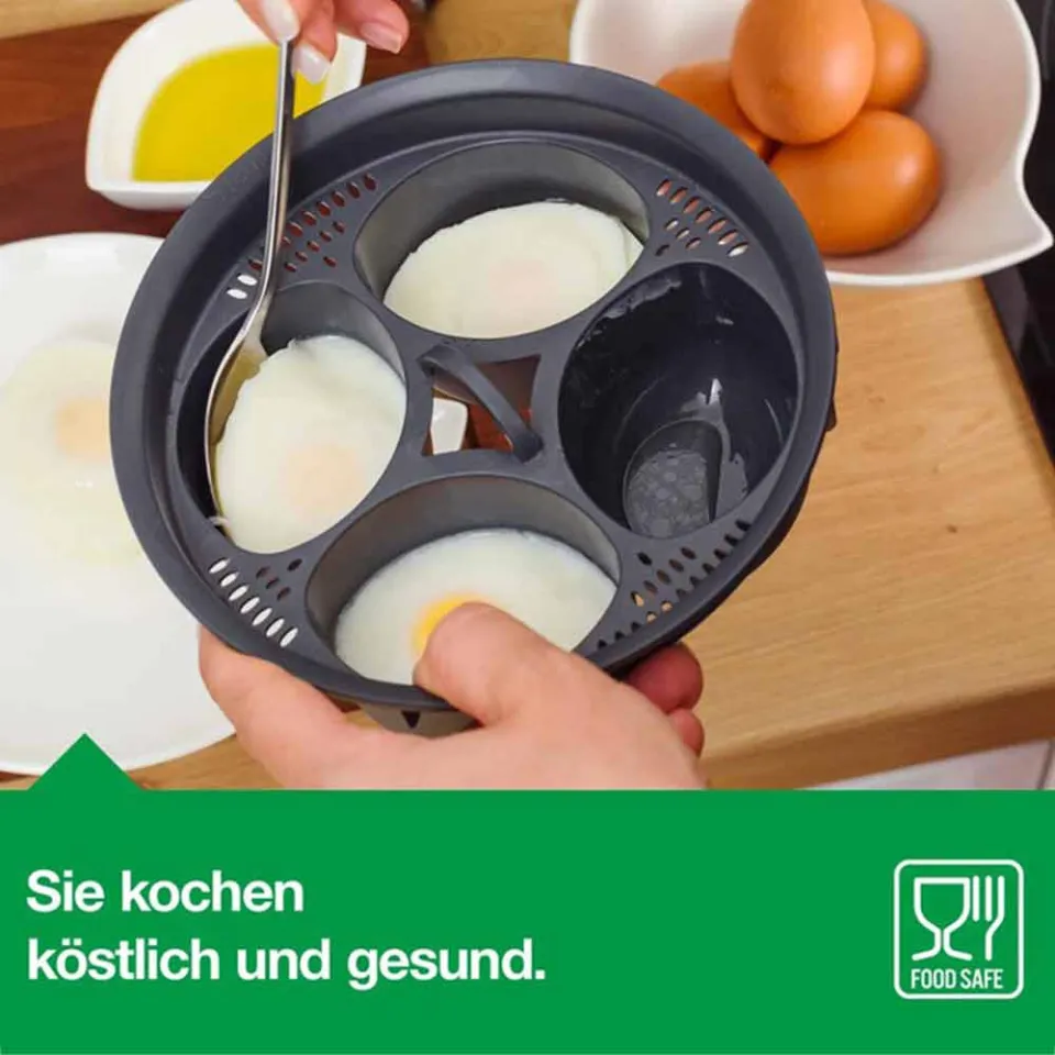 Nonstick Universal Egg Poacher Insert, Cookware Accessories