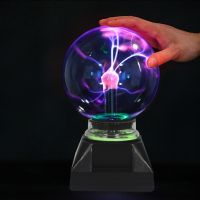 Novelty Magic Crystal Plasma Ball Touch Lamp 12V LED Night Light Child Nightlight Birthday Christmas Kids Decor Gift Lighting