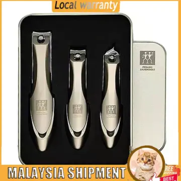 Ready Stock German Zwilling Nail clipper set high-end fingernail clipper  multi-function three piece set