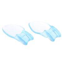 ✓✧▪ 1 Pair Blue Silicone Gel Bunion Toe Corrector Orthotics Straightener Separator Pain Set Toe Braces Silicone Toe Foot Cover