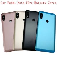 ปกเคสกันตัวเครื่องประตูหลังสำหรับ Xiaomi Redmi Note 5 Pro Note 6 Pro ฝาหลังปิดโทรศัพท์พร้อมเลนส์กรอบสำรองอะไหล่ LHG3764