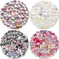 50pcs Hello Kitty Sticker Toys for Girls Kawaii Stickers Cute Sticker Pack Sanrio Stickers Laptop Skin Kuromi My Melody Sticker