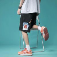 CODiy085671 Japanese-style College style Street Hip Hop Trend Mens summer Shorts printed Large size Loose casual shorts【M-8XL】