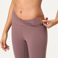 Ms cross-border exercise naked feeling of tall waist yoga pants carry buttock classic line stretch tight pants