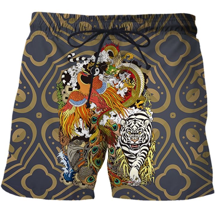 2023-new-men-outdoor-shorts-3d-printed-chinese-dragon-totem-beach-pants-spring-summer-swimming-playing-sports-for-women-travel