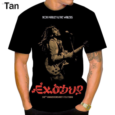 2023 Pop Star Bob Marley 3d Printed Round Neck Casual Short Sleeved T-shirt Unisex